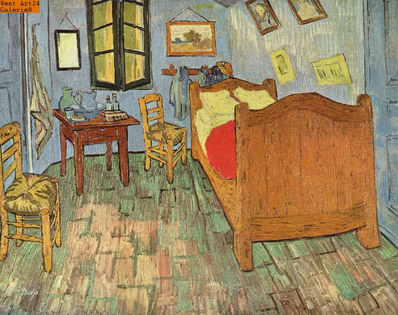 Van Goghs Schlafzimmer nach van Gogh Gemäldeimitation